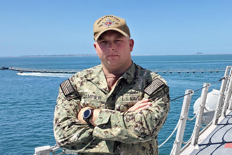 Gainesville Native serves aboard future U.S. Navy warship