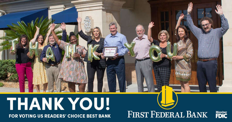 First Federal Bank Receives Best Bank Award