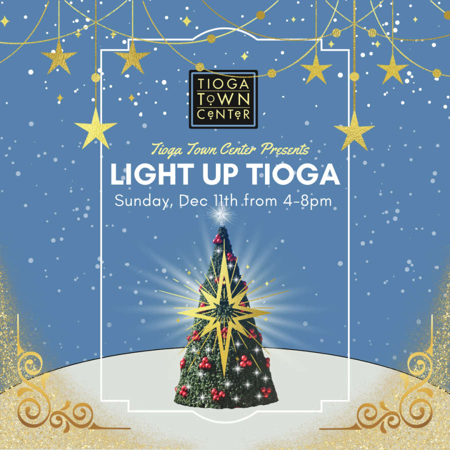 Light Up Tioga this Sunday, December 11th, from 4-8pm