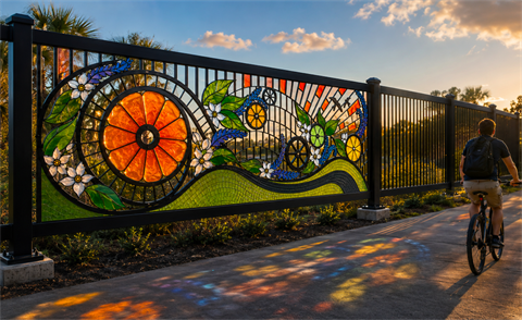 BRNCF - Gainesville - Commissions - Local - Artist - for - GPD - Art - Fencing - Project